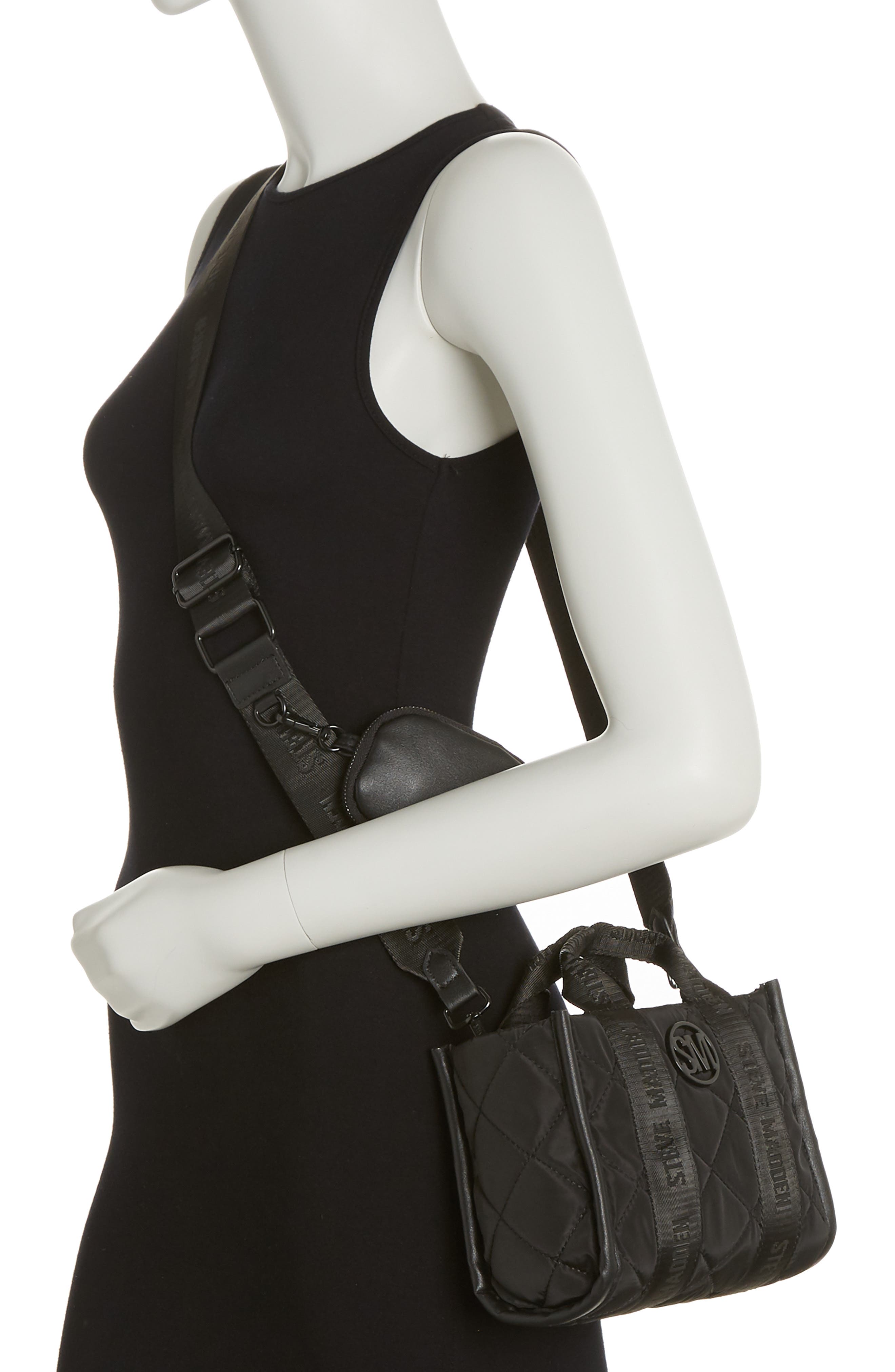 Steve Madden Nylon Quilted Crossbody Bag, Alternate, color, 