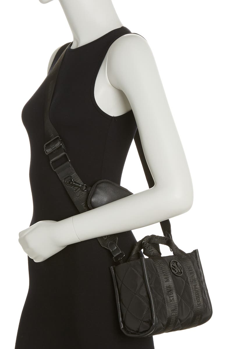 Steve Madden Nylon Quilted Crossbody Bag, Alternate, color,