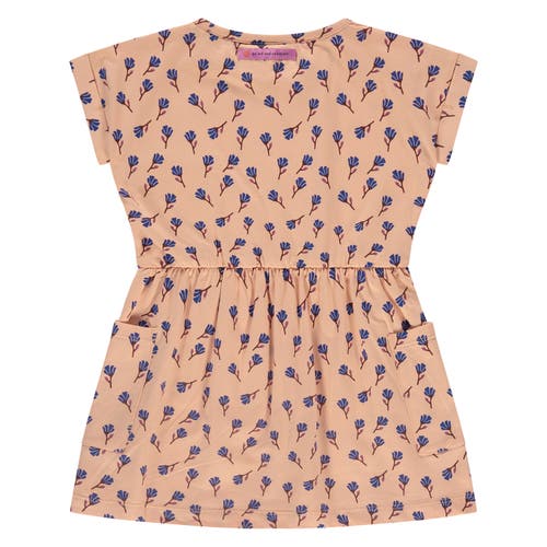 Stains And Stories By Babyface Allover Floral Cap Sleeve Dress In Multi