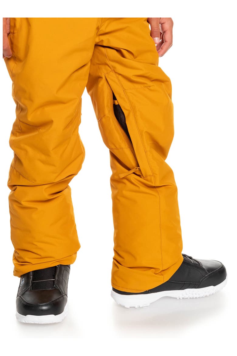 Kids' Estate Waterproof Snow Pants, Alternate, color, BUCKTHORN BROWN