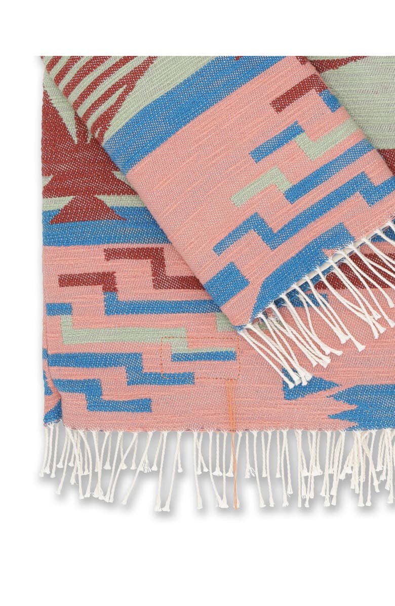 Fortela Feather Navajo Cotton Cape, Alternate, color, Nvj