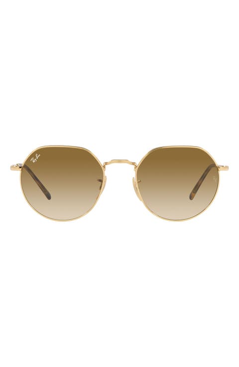 Jack 53mm Round Sunglasses