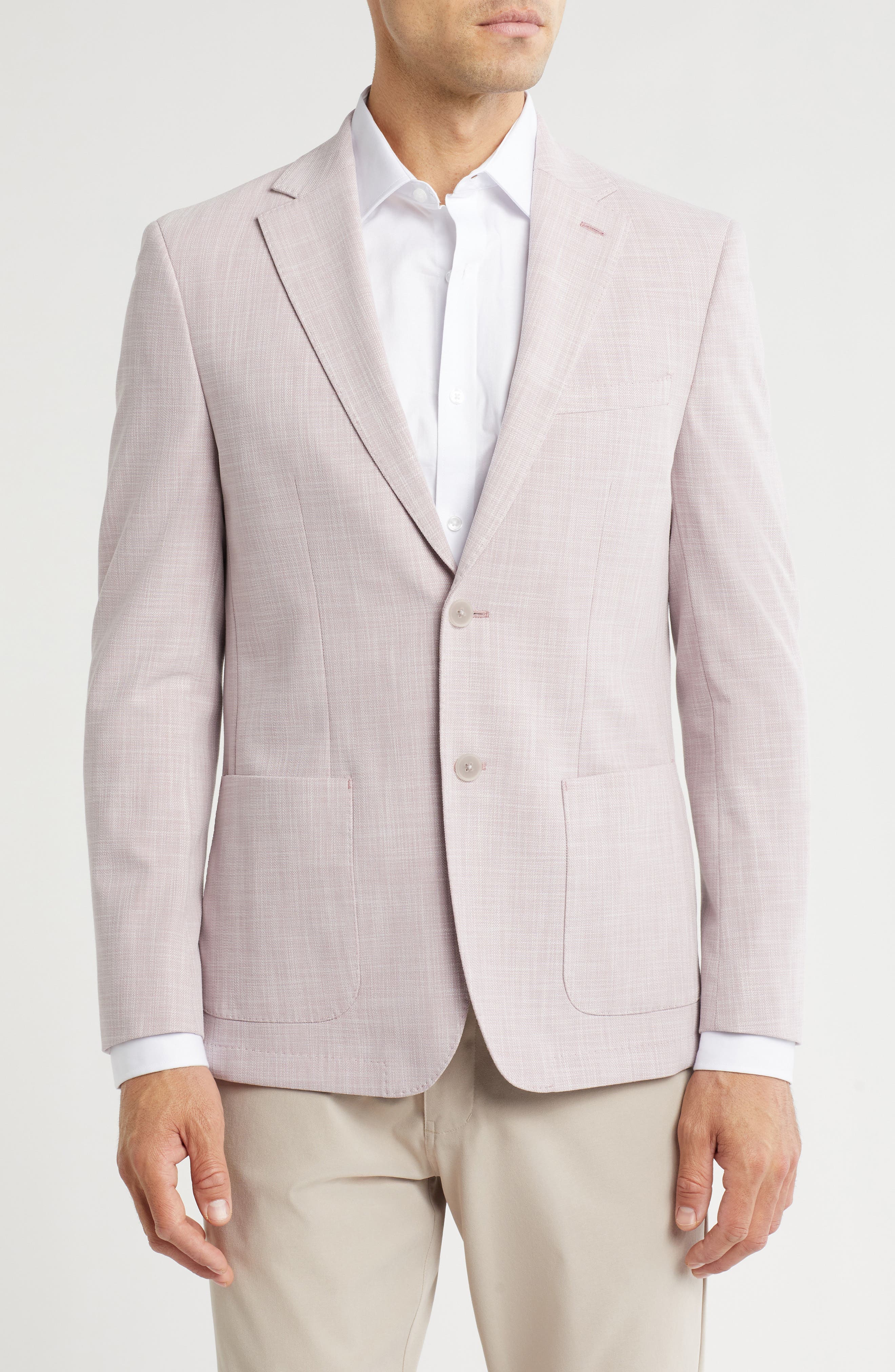 Calvin Klein Solid Stretch Sports Coat