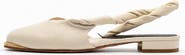Bróg Sinead Pointed Slingback Mule Latte Cream