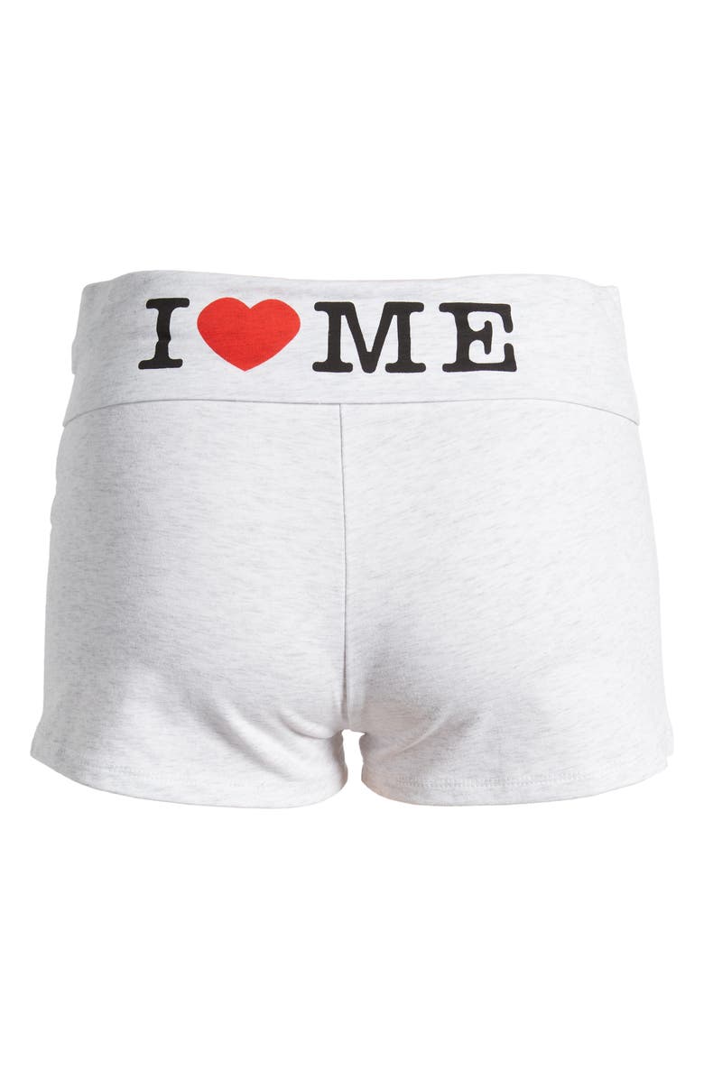 EDIKTED I Love Me Foldover Shorts, Alternate, color,