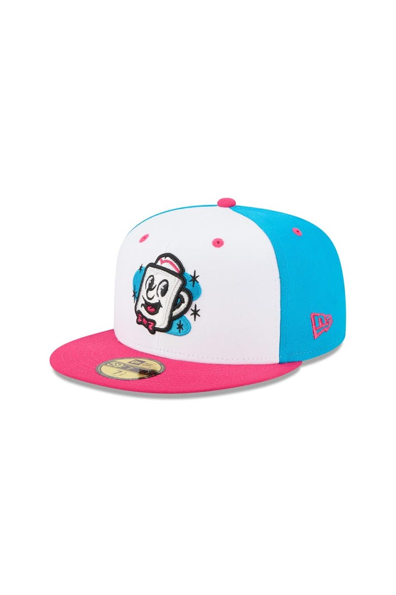 Men's New Era  White Somerset Patriots Theme Nights 59FIFTY Fitted Hat, Alternate, color, White