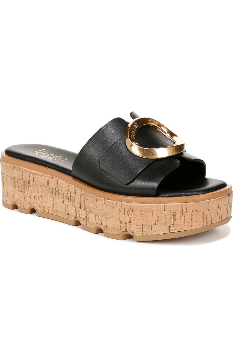 Franco Sarto Hoda Platform Wedge Slide Sandal, Main, color,