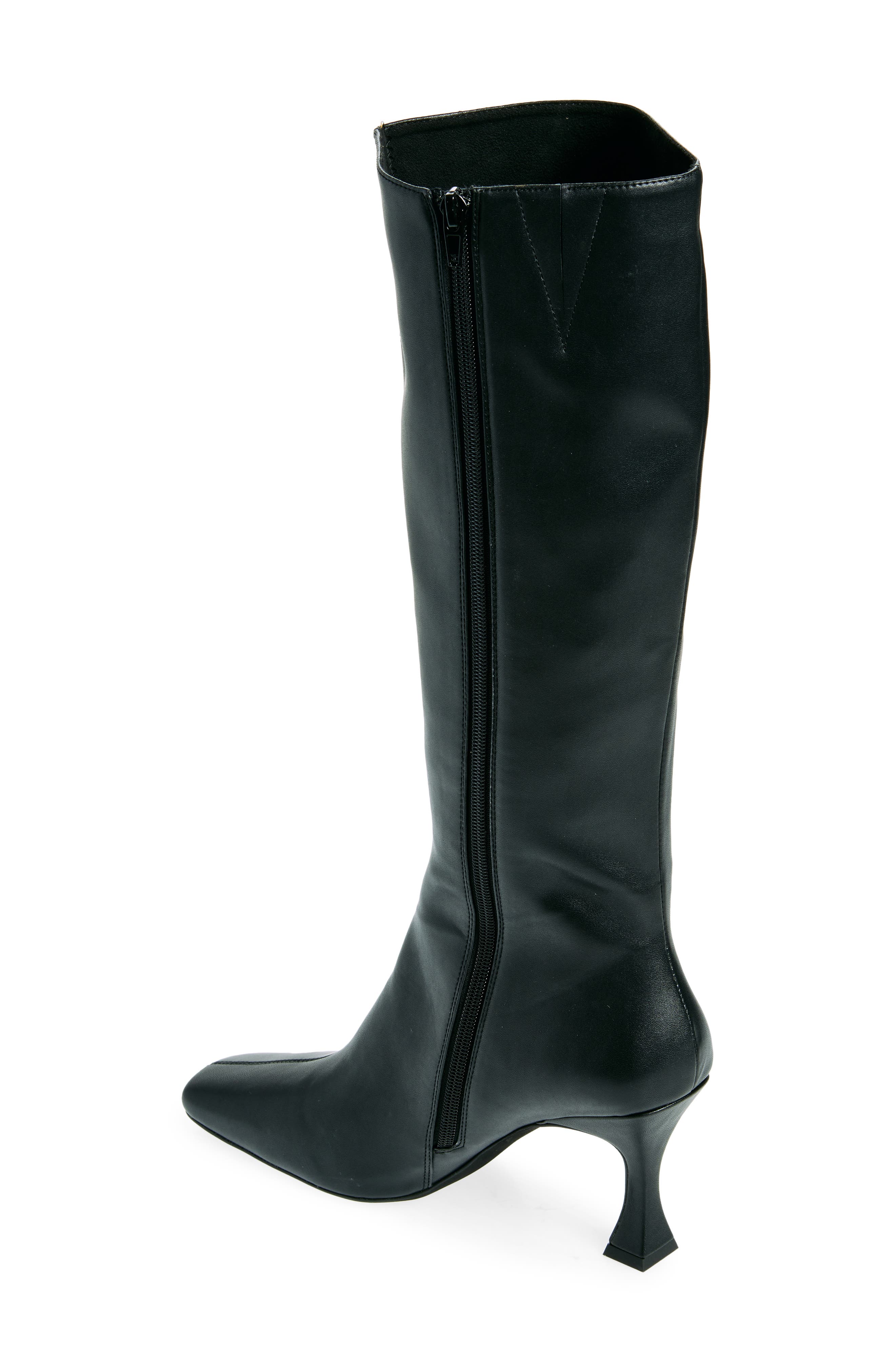 Jeffrey Campbell Check Mate Knee High Boot, Alternate, color, 