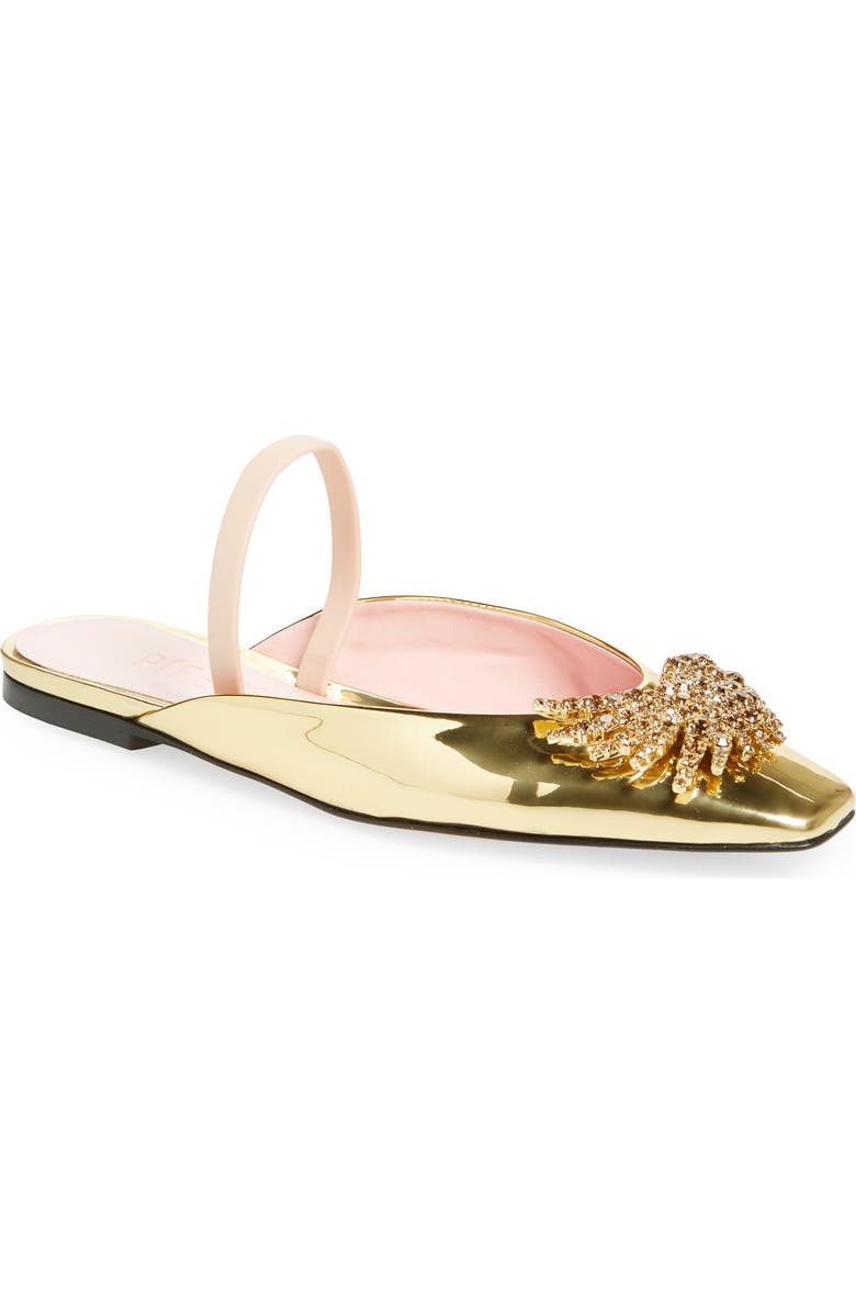 Piferi Drizella Crystal Embellished Slingback Flat, Main, color,