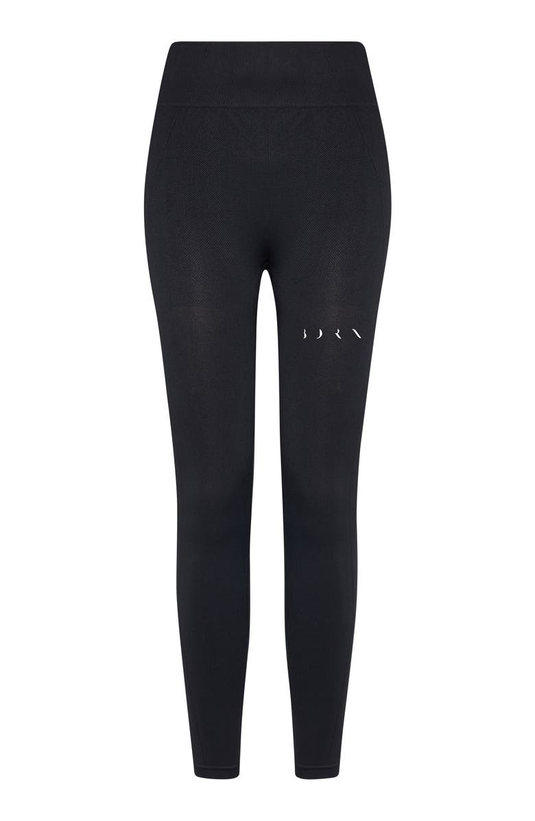 Born Living Yoga Shantala Seamless High Rise Sport Legging, Alternate, color, Black