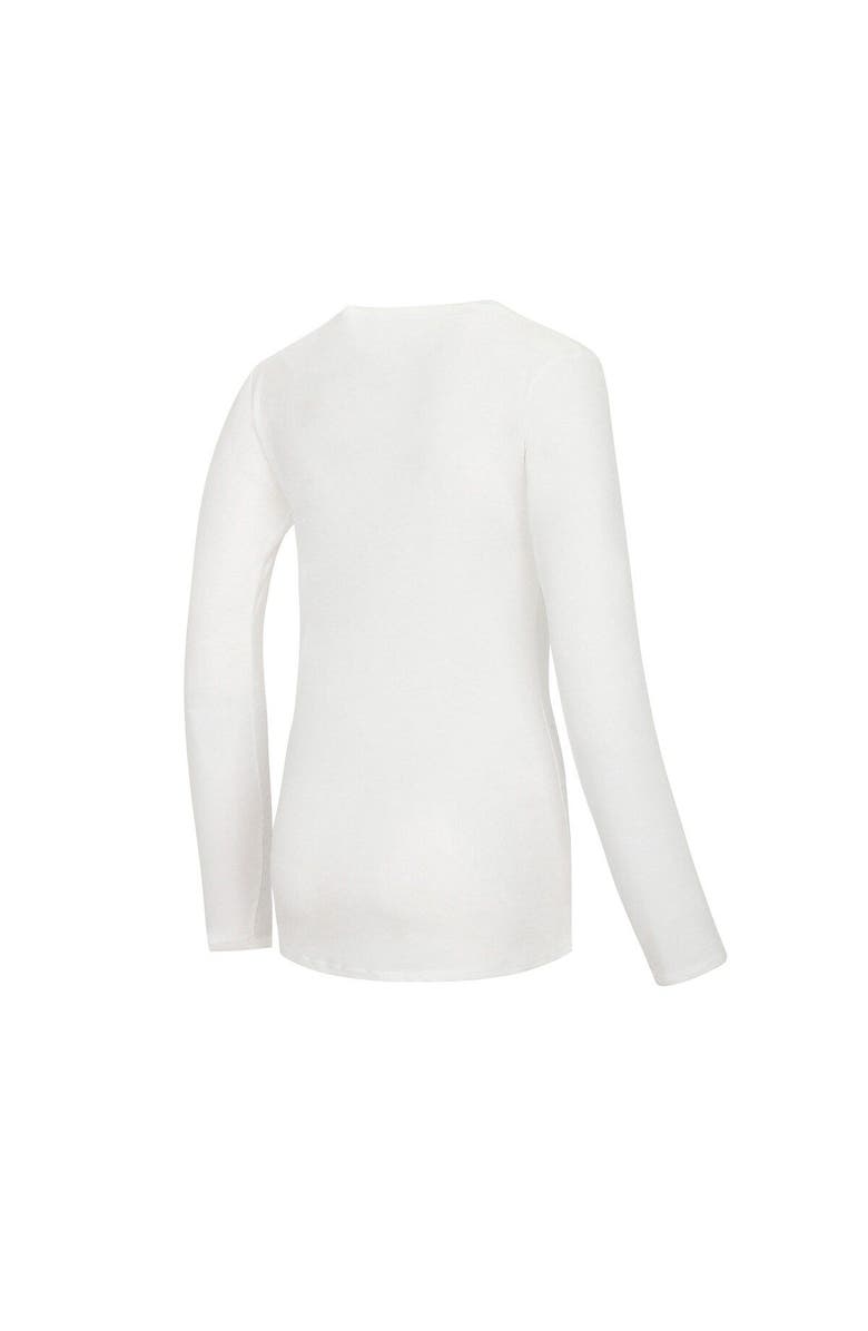 CONCEPTS SPORT Women's Concepts Sport  White/Royal Florida Gators Long Sleeve V-Neck T-Shirt & Gauge Pants Sleep Set, Alternate, color, 