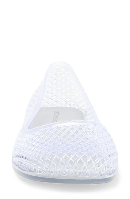 Jeffrey Campbell Day Off Flat In Clear