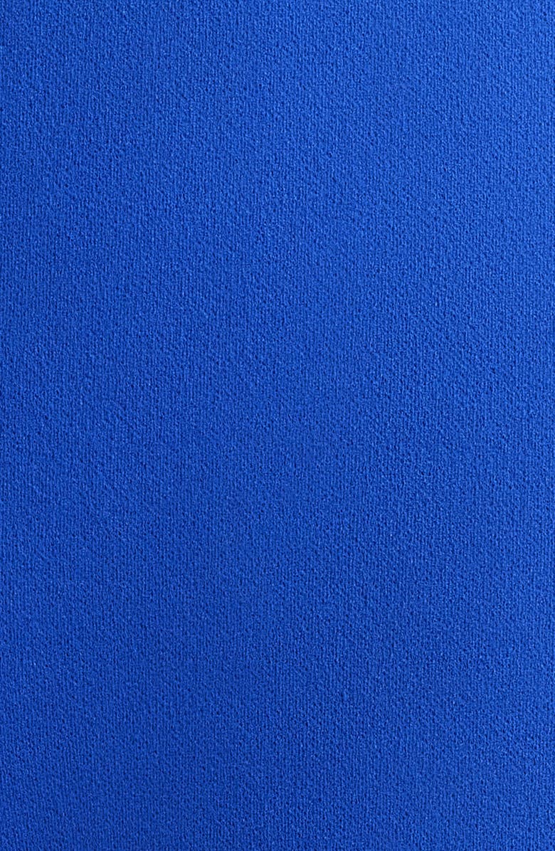 Ming Wang Deco Straight Leg Stretch Crepe Pants, Alternate, color, Sapphire Sea