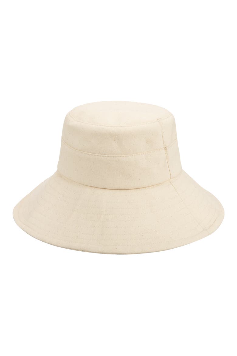 Cotton Bucket Hat, Main, color, IVORY