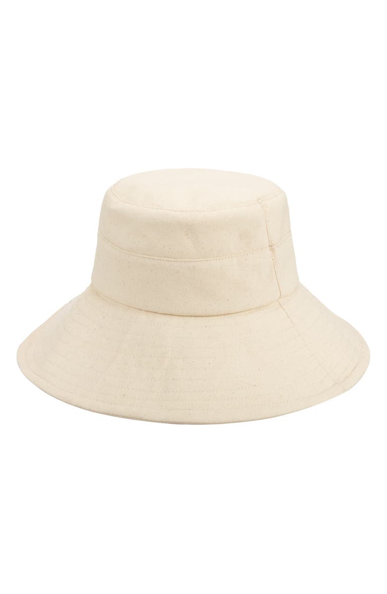 San Diego Hat Cotton Bucket Hat, Main, color, Ivory