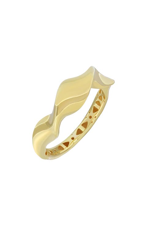 14K Gold Wavy Band Ring (Nordstrom Exclusive)