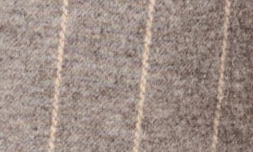 Paisley & Gray Downing Slim Fit Flat Front Pinstripe Dress Pants In Gray