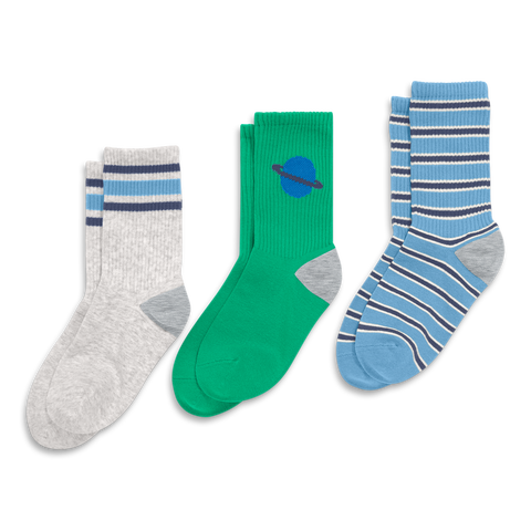 Kids Athletic Sock 3-Pack
