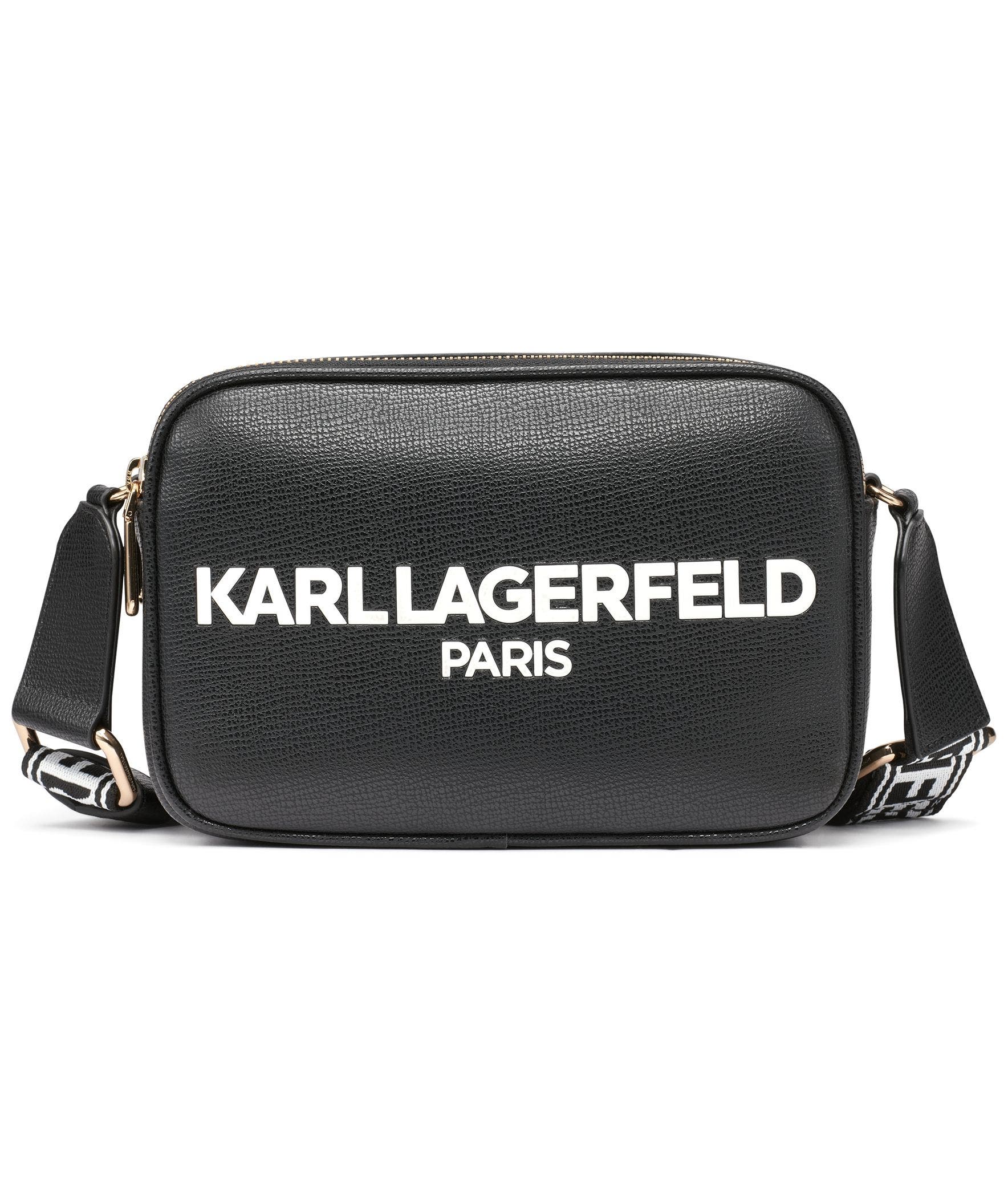 KARL LAGERFELD PARIS Maybelle Crossbody, Main, color, Black