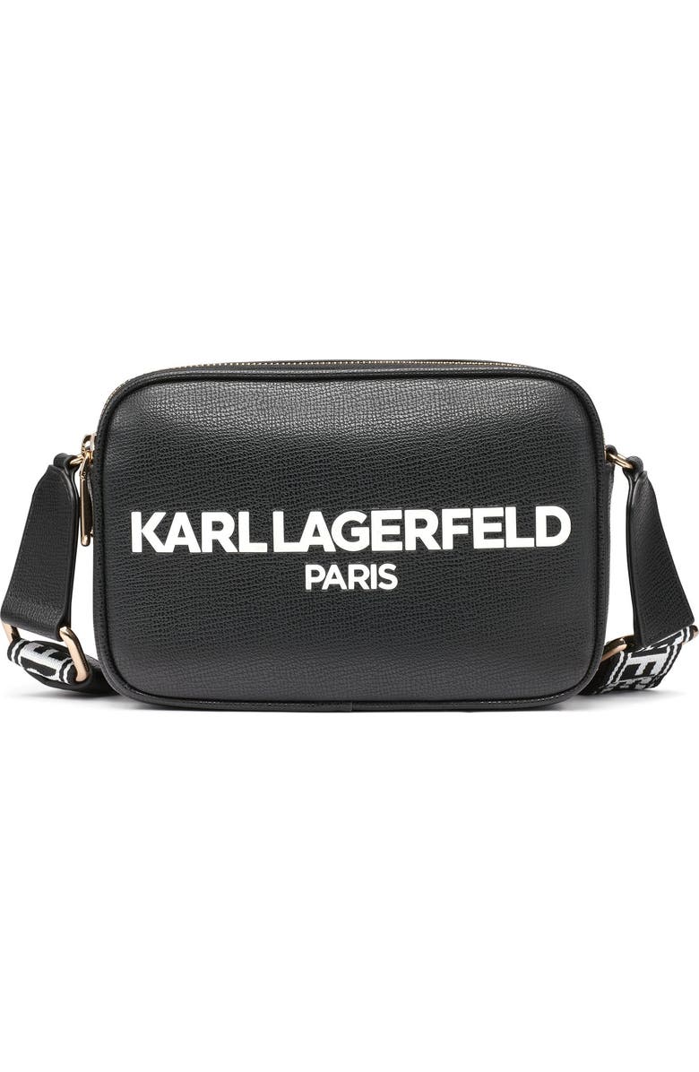 KARL LAGERFELD PARIS Maybelle Crossbody, Main, color, Black