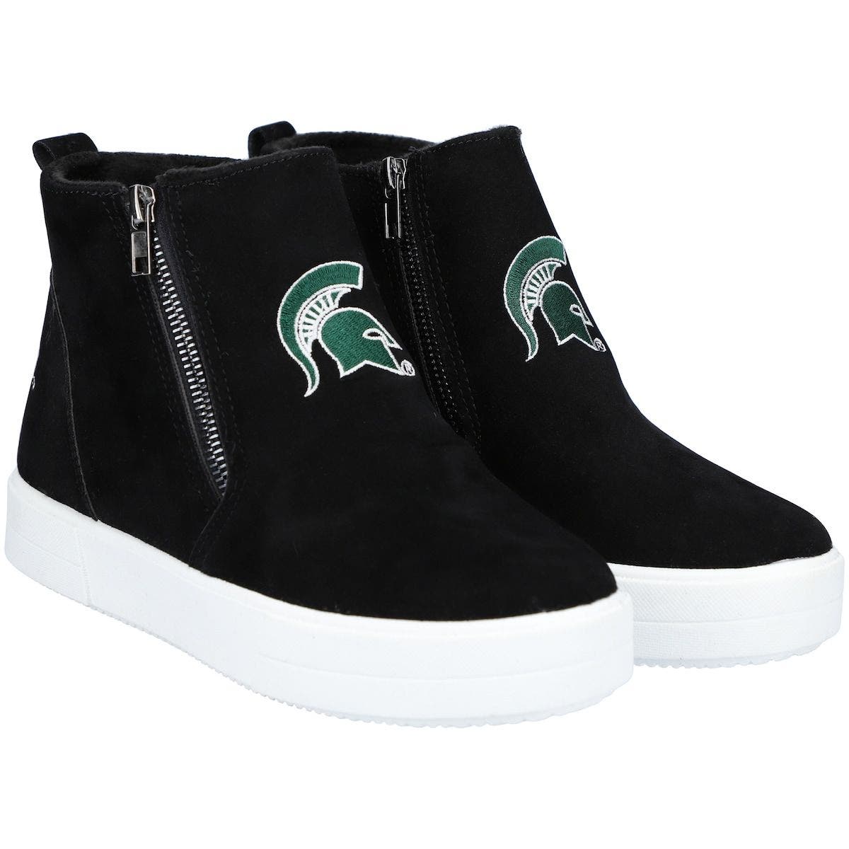 FOCO Michigan State Spartans Wedge Sneakers, Alternate, color, 
