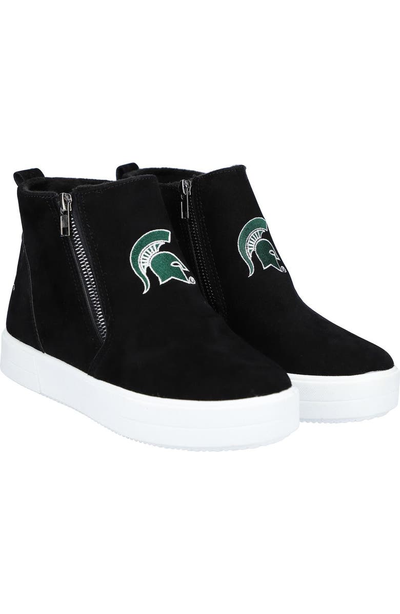 FOCO Michigan State Spartans Wedge Sneakers, Alternate, color,