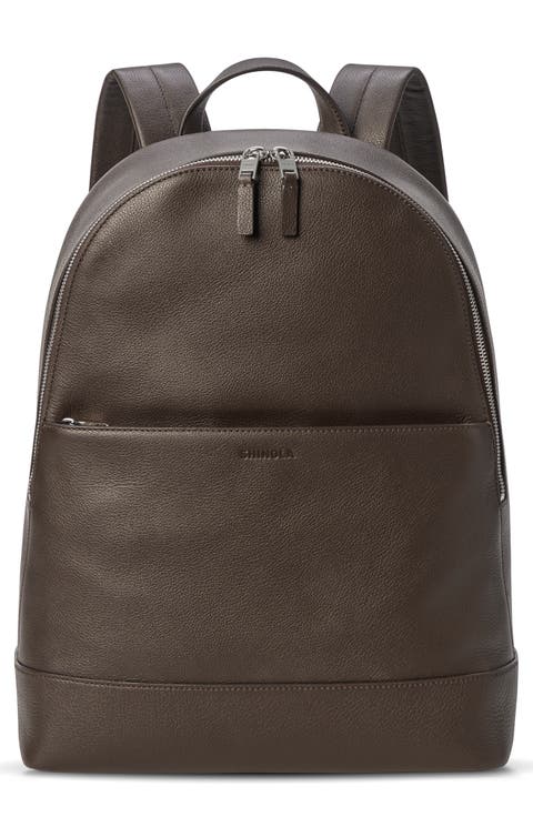 Canfield Pebble Leather Backpack