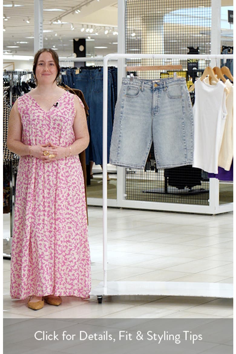 Ashley High Waist Bermuda Shorts video