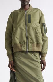 Sacai Nylon Twill Bomber Jacket