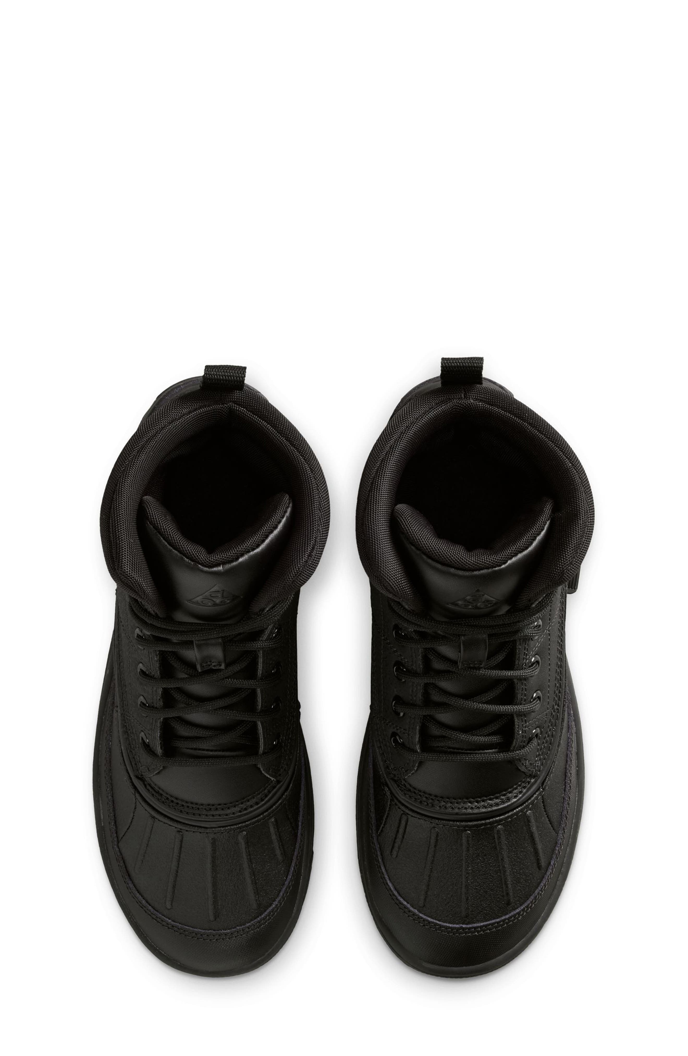 Nike Kids' Woodside 2 ACG Boot, Alternate, color, Black/ Black