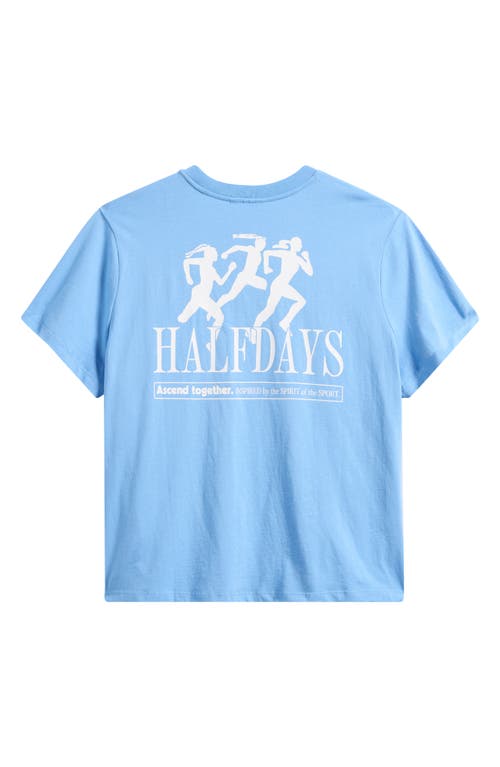 Halfdays Graphic T-shirt In Forget Me Not
