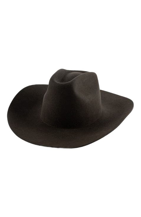 Lane Brick Top Western Hat