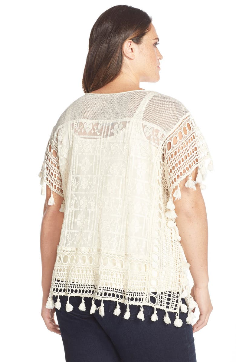 Tart 'Caris' Crochet Lace Top, Alternate, color, Ivory