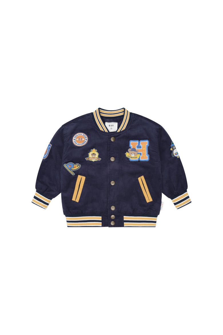 Collegiate Hux Cord Jacket, Main, color, Navy