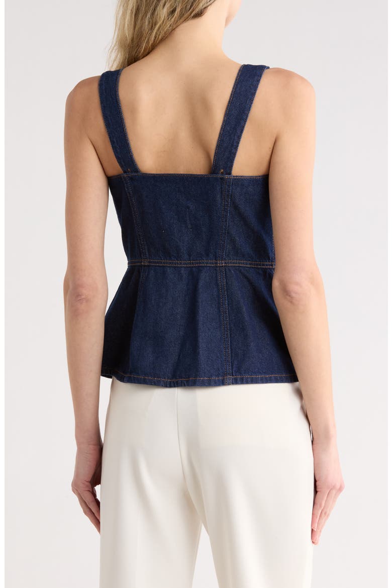 Zeta Denim Top, Alternate, color, GRENADA