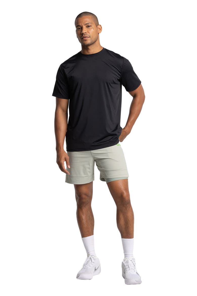 Performance Pickleball Short Sleeve, Main, color, Black Beauty