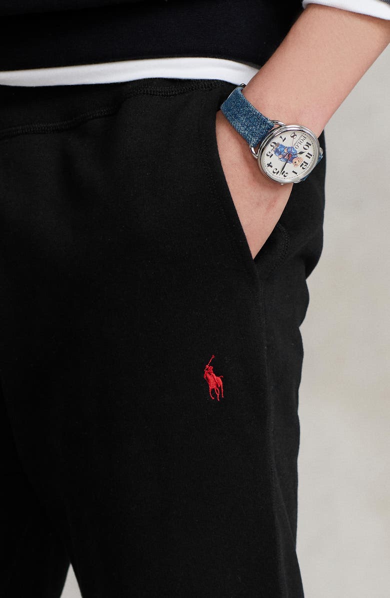 Polo Ralph Lauren Fleece Sweatpants, Alternate, color, Polo Black