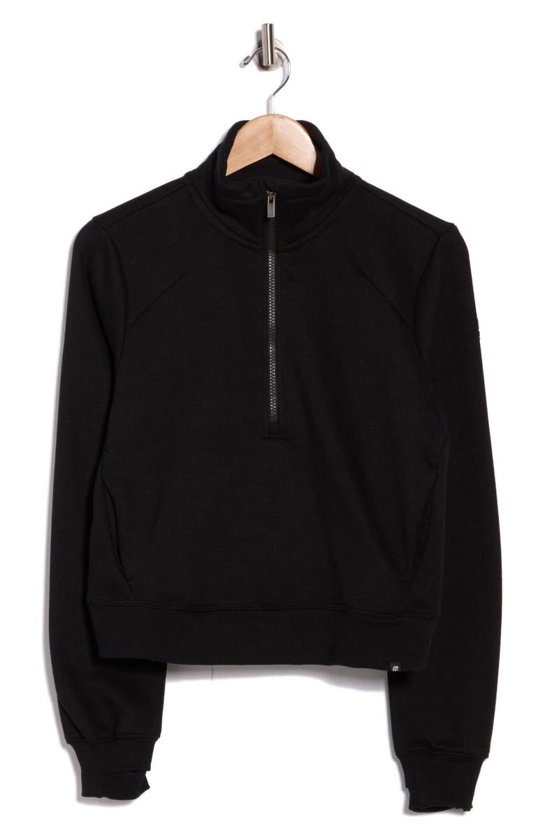 MARIKA Onyx Half Zip Pullover, Main, color, Black