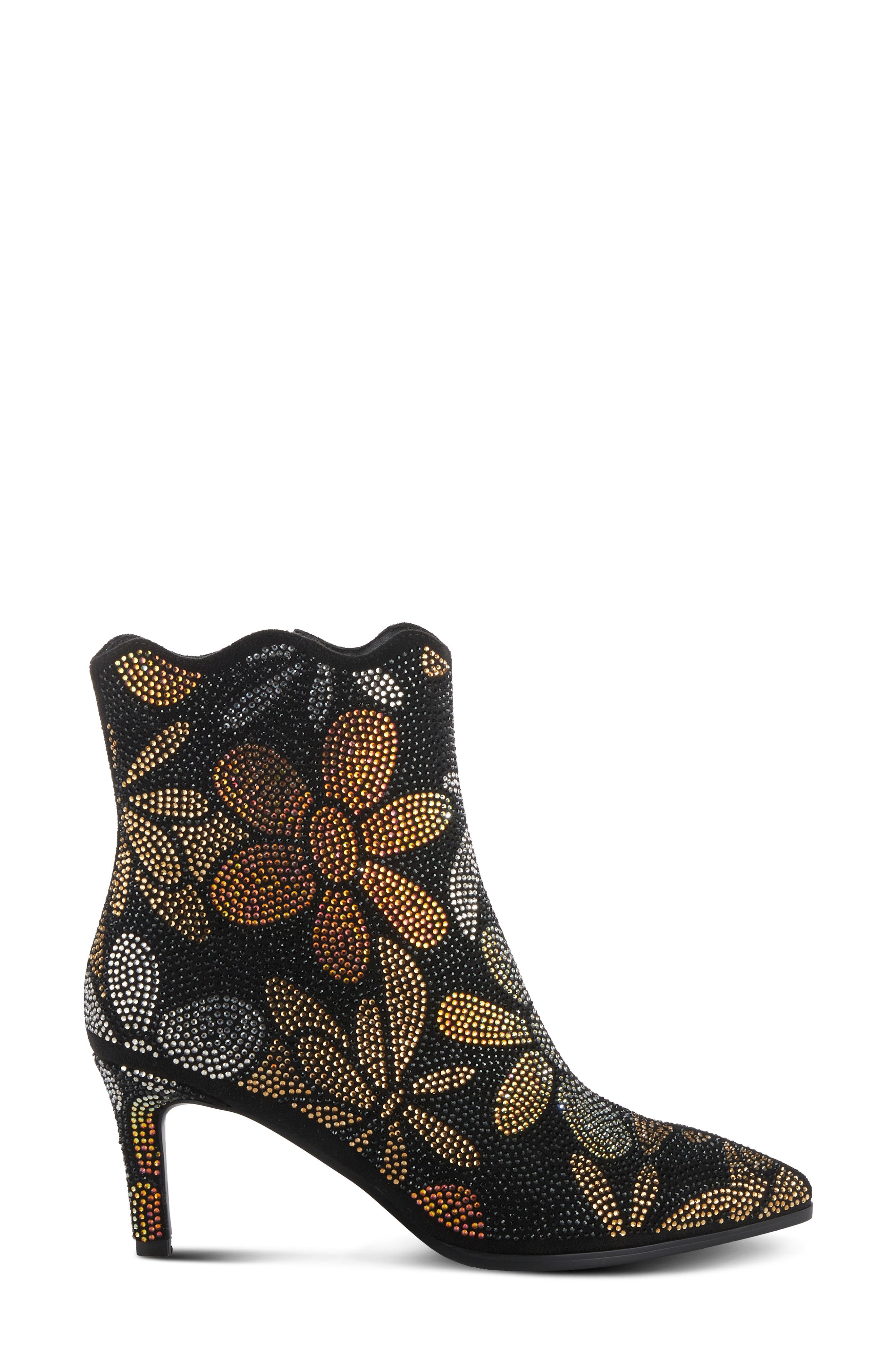 AZURA BY SPRING STEP Rapturous Floral Bootie, Alternate, color, 