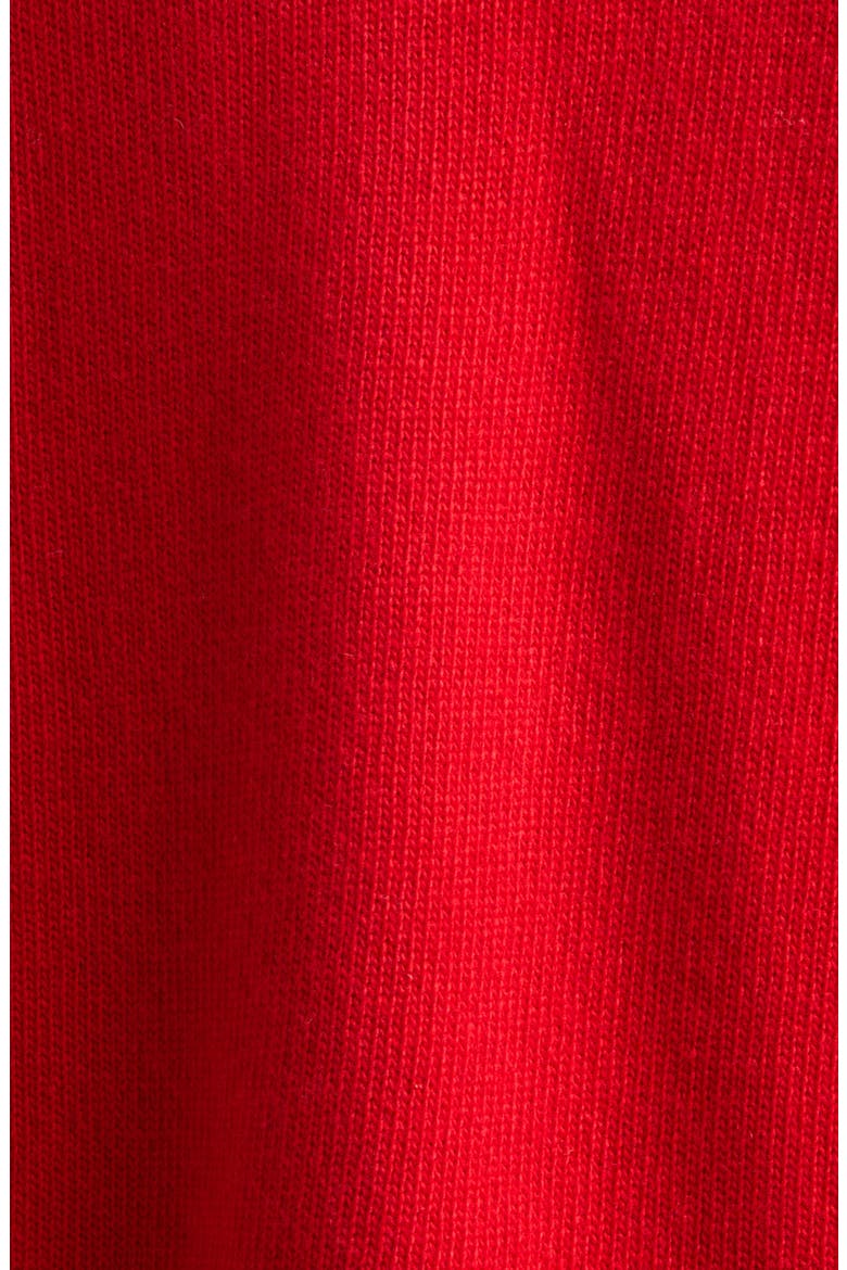 Wool and Cashmere V-Neck Sweater, Alternate, color, VERMILION RED