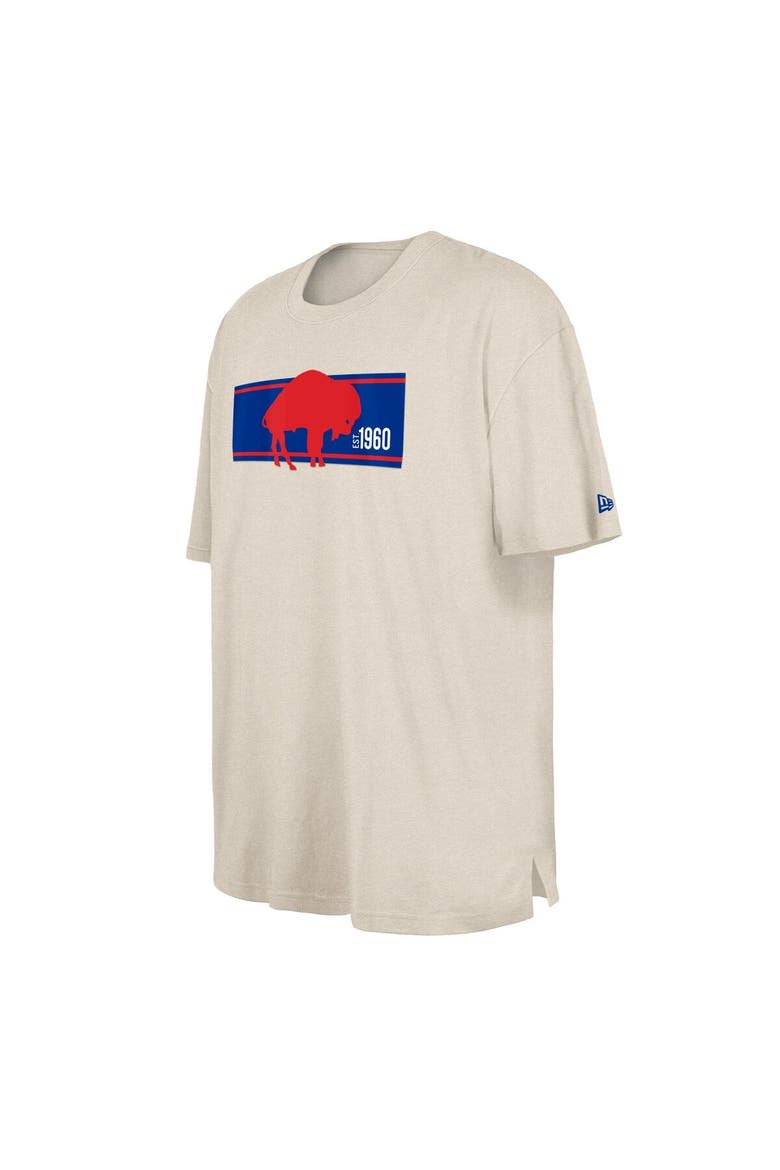 Men's New Era  Cream Buffalo Bills Third Down Big & Tall Historic T-Shirt, Alternate, color, Cream