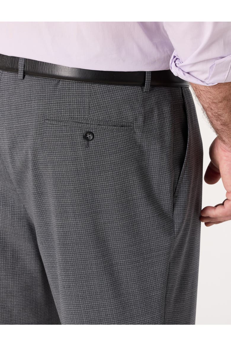 Big & Tall Tonal Suit Pants, Alternate, color, GREY