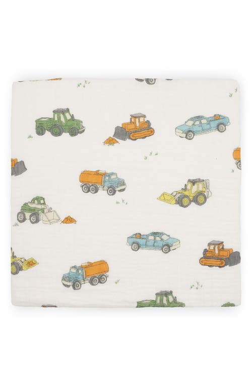 Little Unicorn Cotton Muslin Swaddle Blanket In Multi