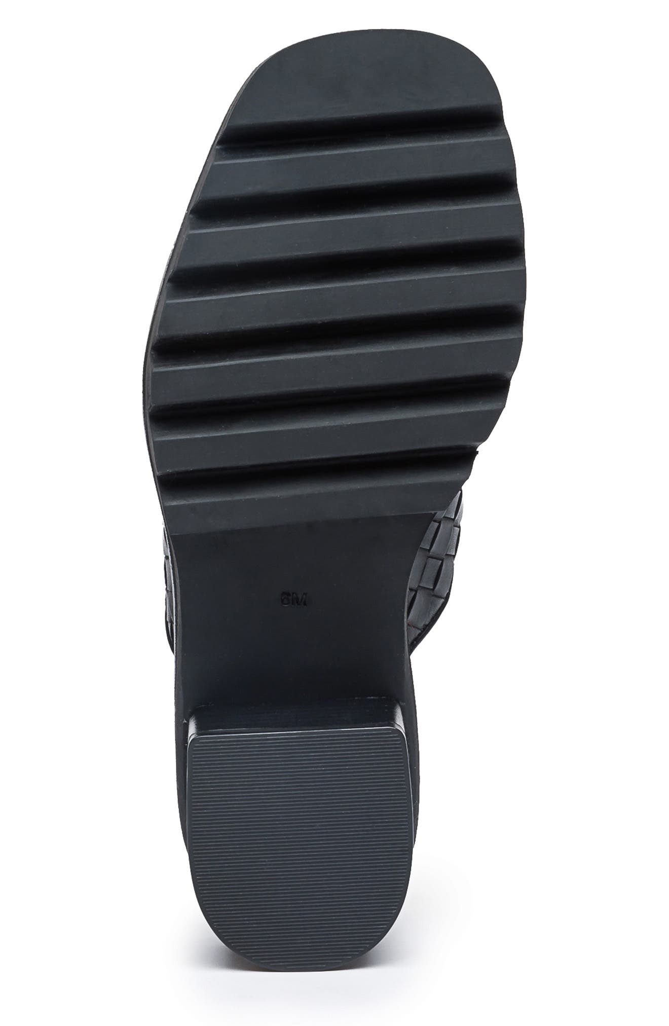 BERNARDO STUDIO Sindy Woven Leather Mule Sandal, Alternate, color, 