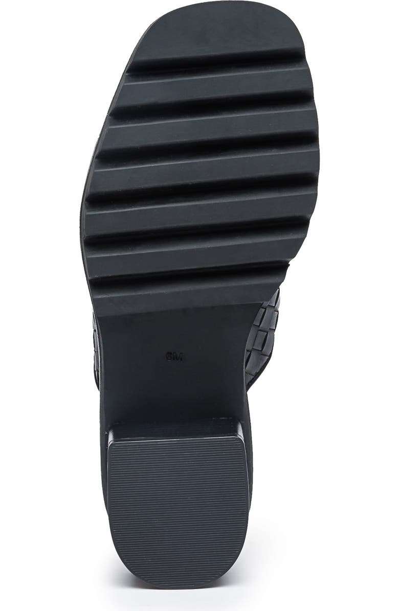 BERNARDO STUDIO Sindy Woven Leather Mule Sandal, Alternate, color,