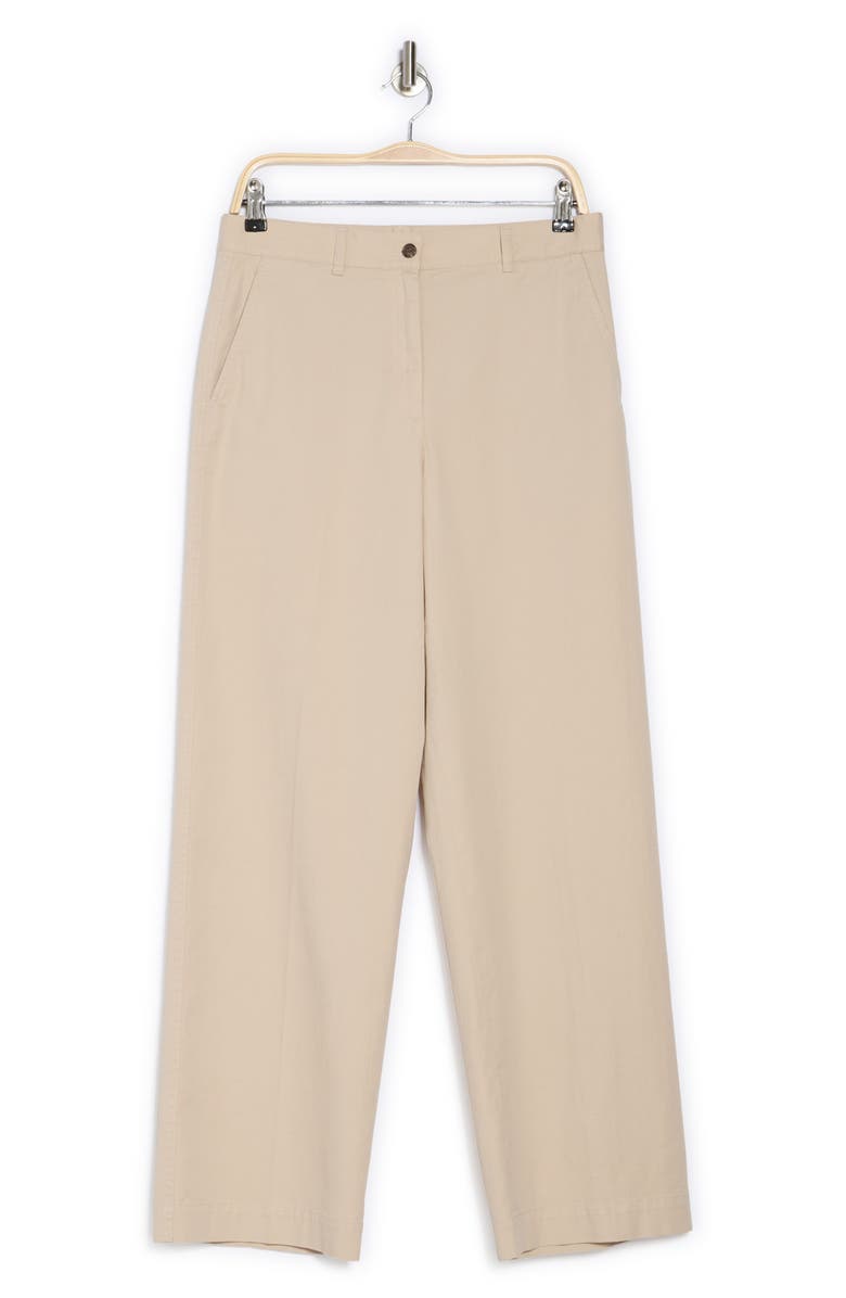Theory Patton Flat Front Stretch Cotton Pants, Alternate, color, New Sand - 1S0