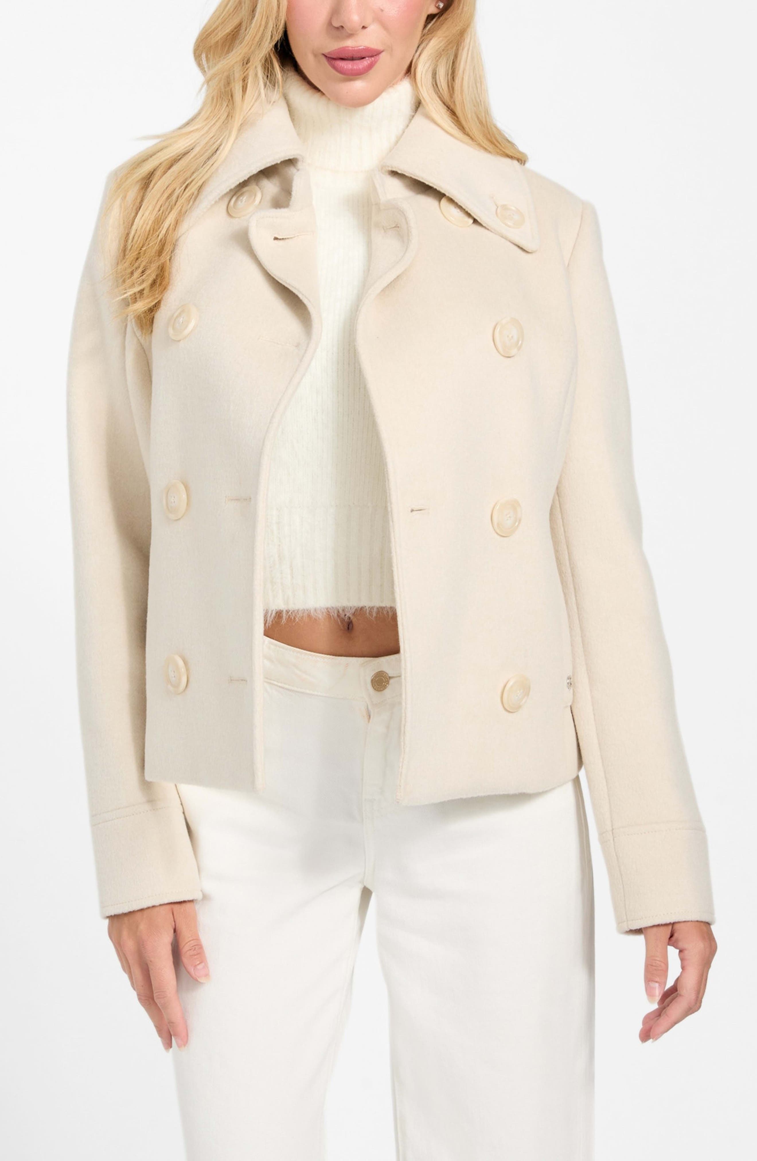 Melissa Crop Melton Peacoat - image 2
