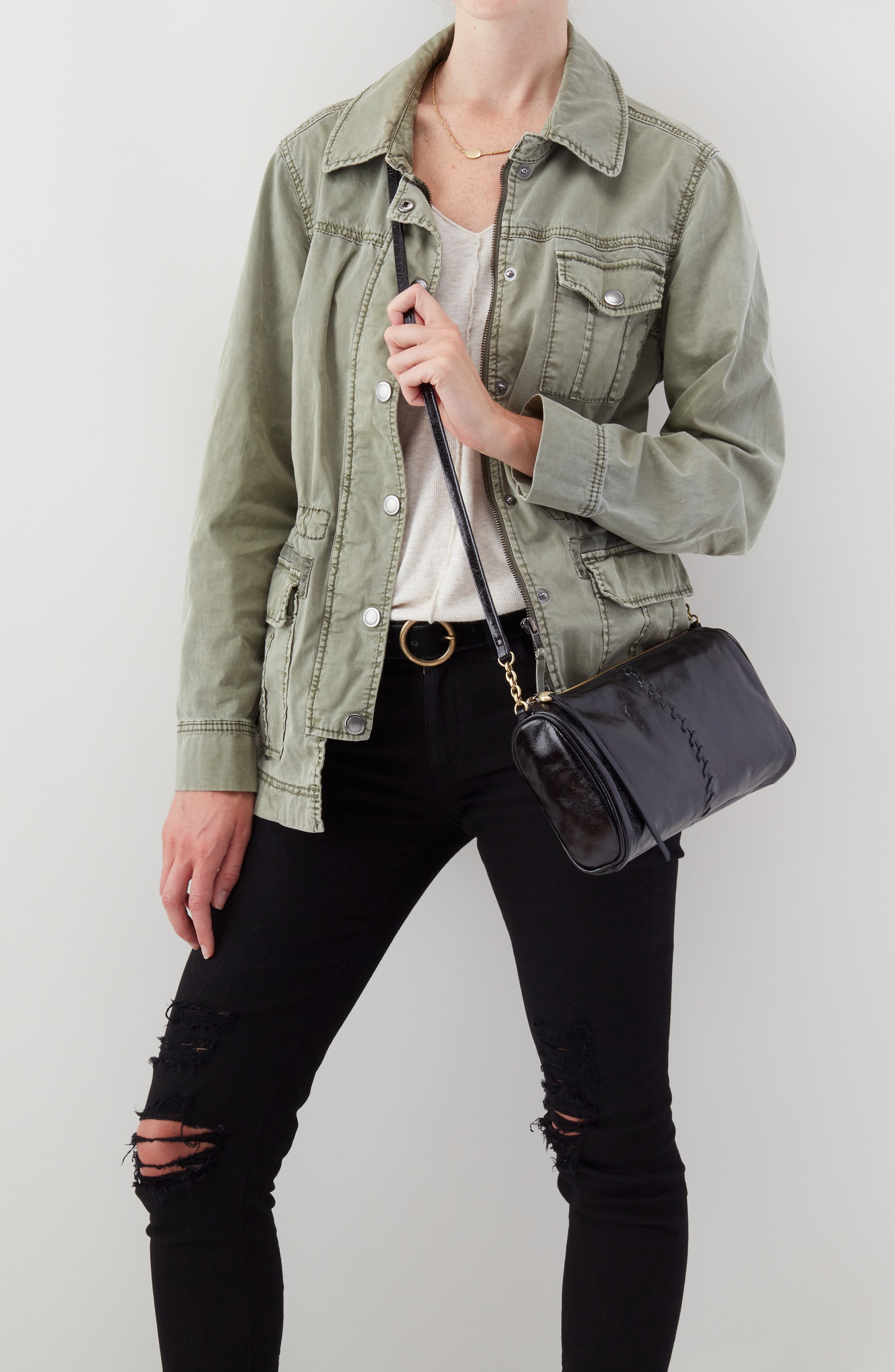 HOBO Topaz Leather Crossbody Bag, Alternate, color, 