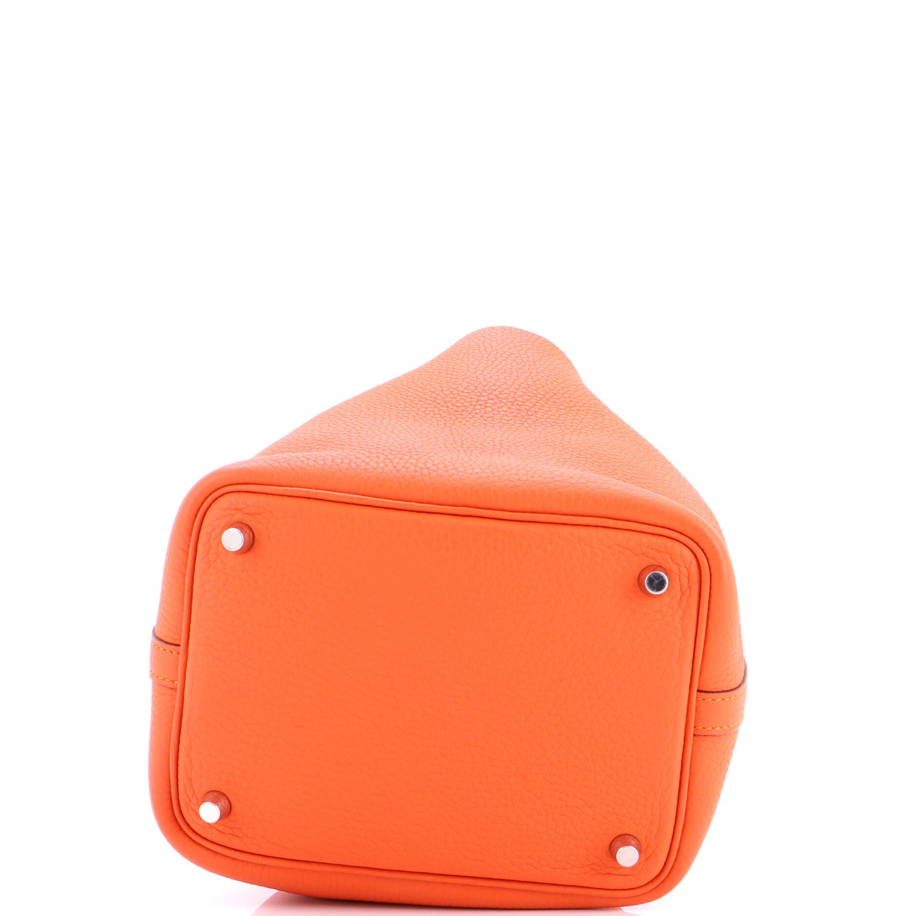 Pre-Owned Hermes Picotin Lock Bag Clemence PM, Alternate, color, Feu