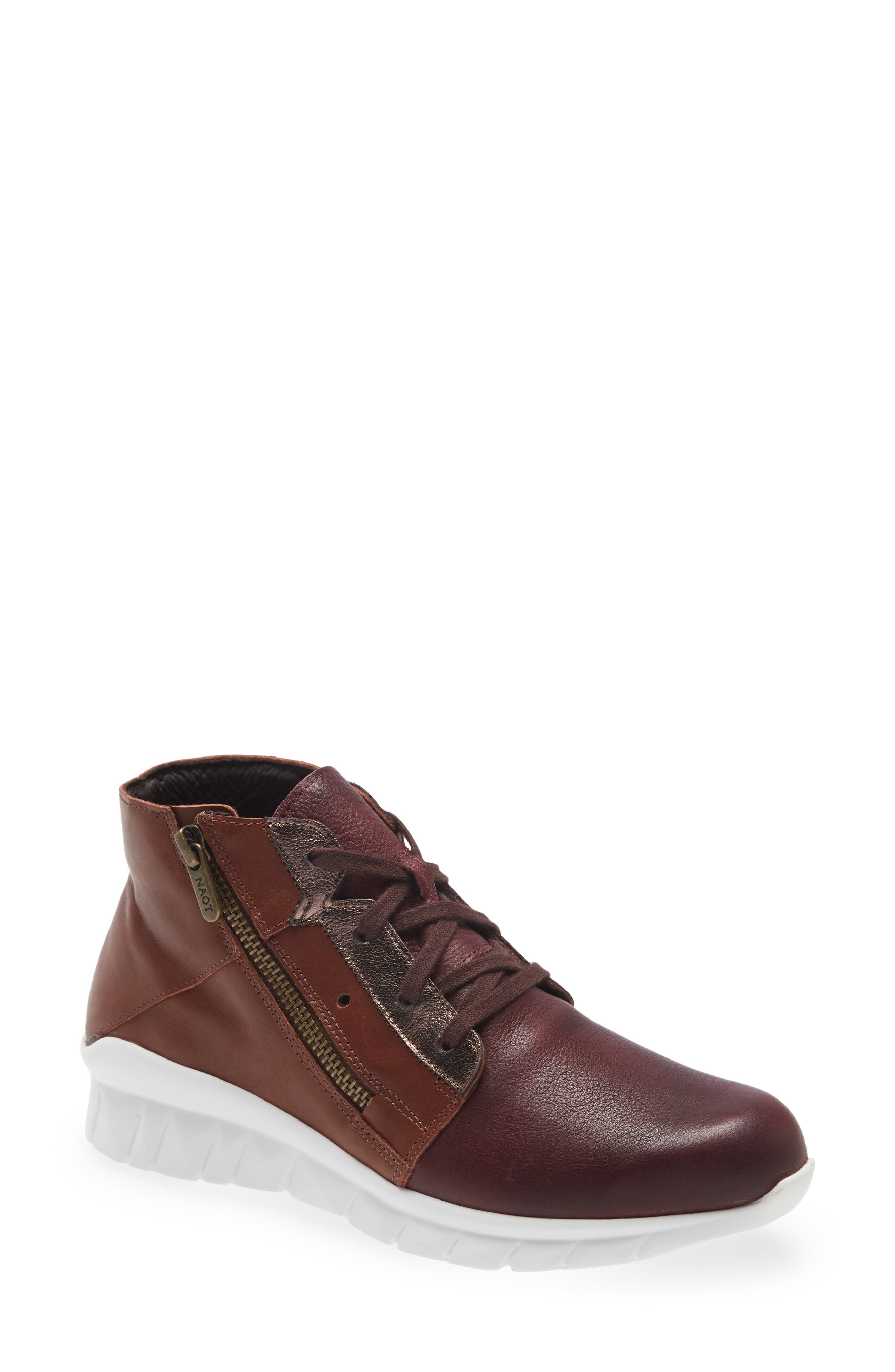 Polaris High Top Sneaker, Main, color, SOFT BORDEAUX/ SOFT CHESTNUT